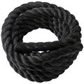 Ssn 1.5 in. 50 ft. Fitness Ropes, Black 1369622